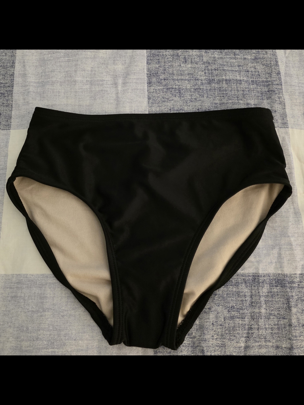 art class Girls Black High-Rise Bikini Bottoms Medium (8) NWOT